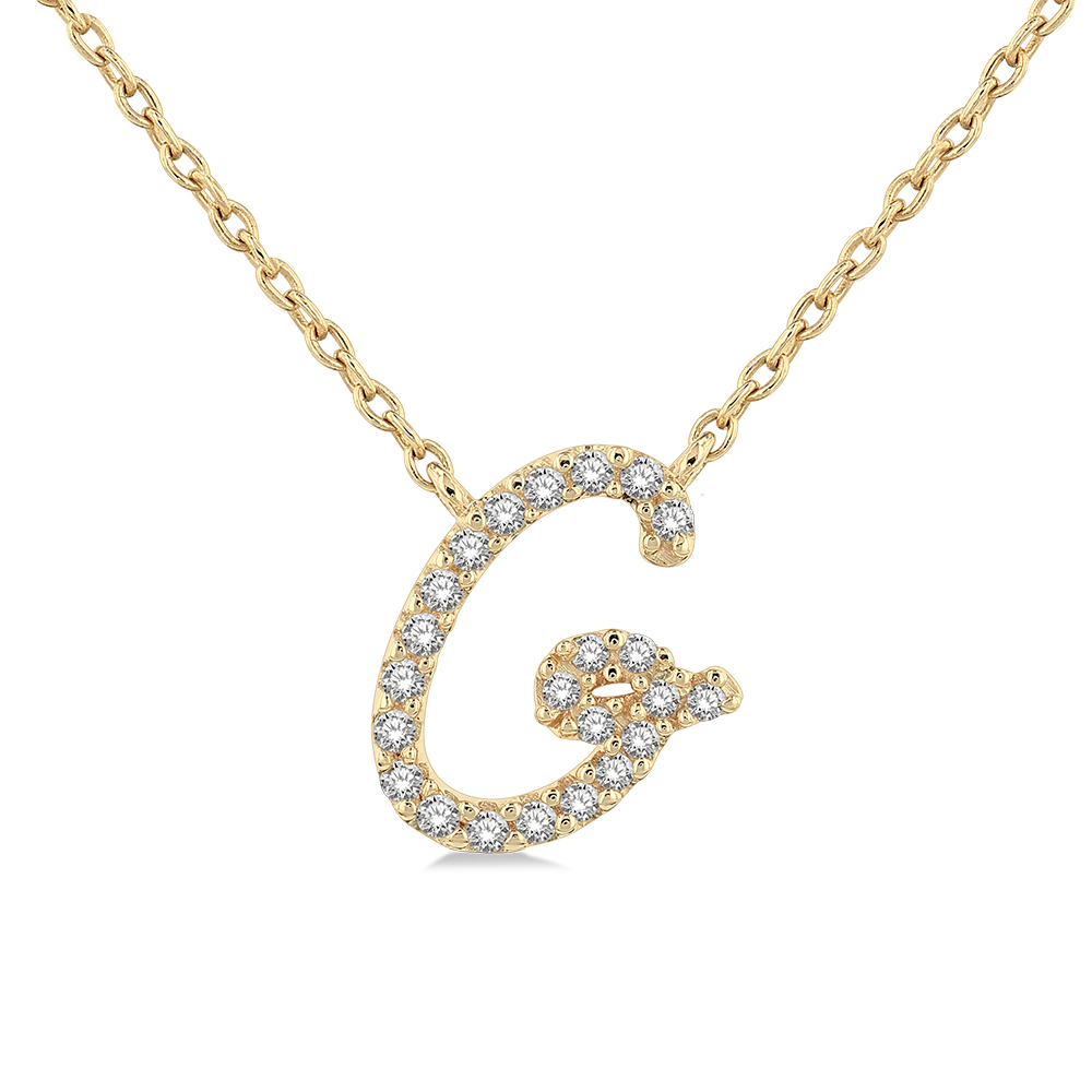 G Initial Necklace