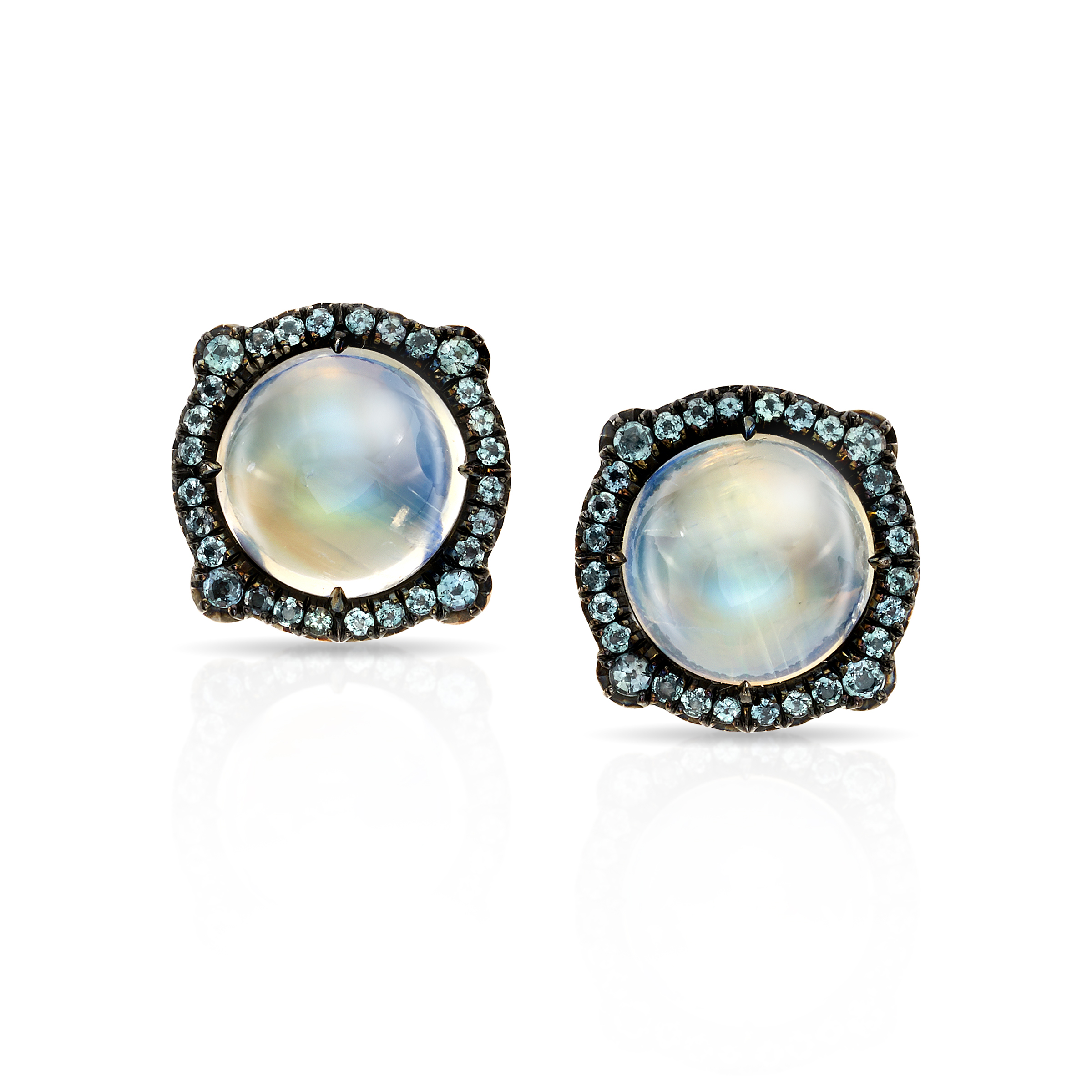 Moonstone Studs