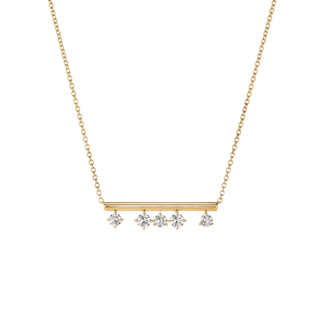 Floating Diamond Necklace 