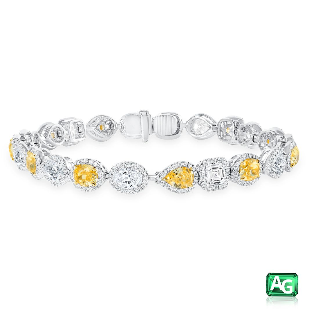 Fancy Diamond Bracelet