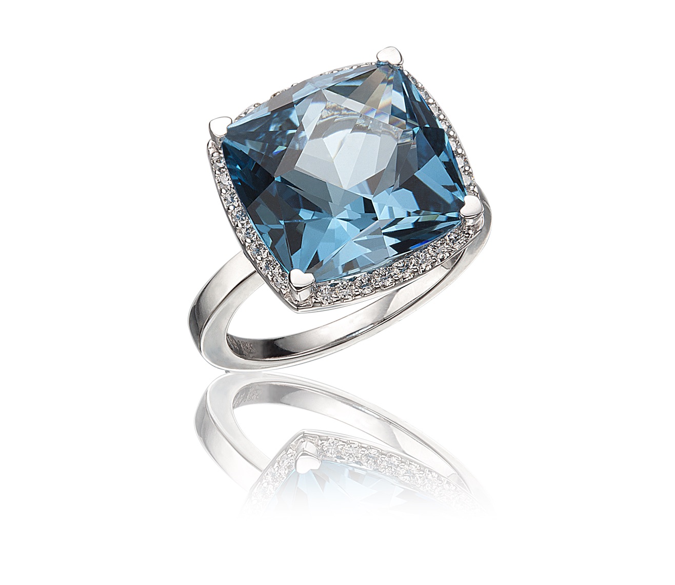 London Blue Topaz Cocktail Ring