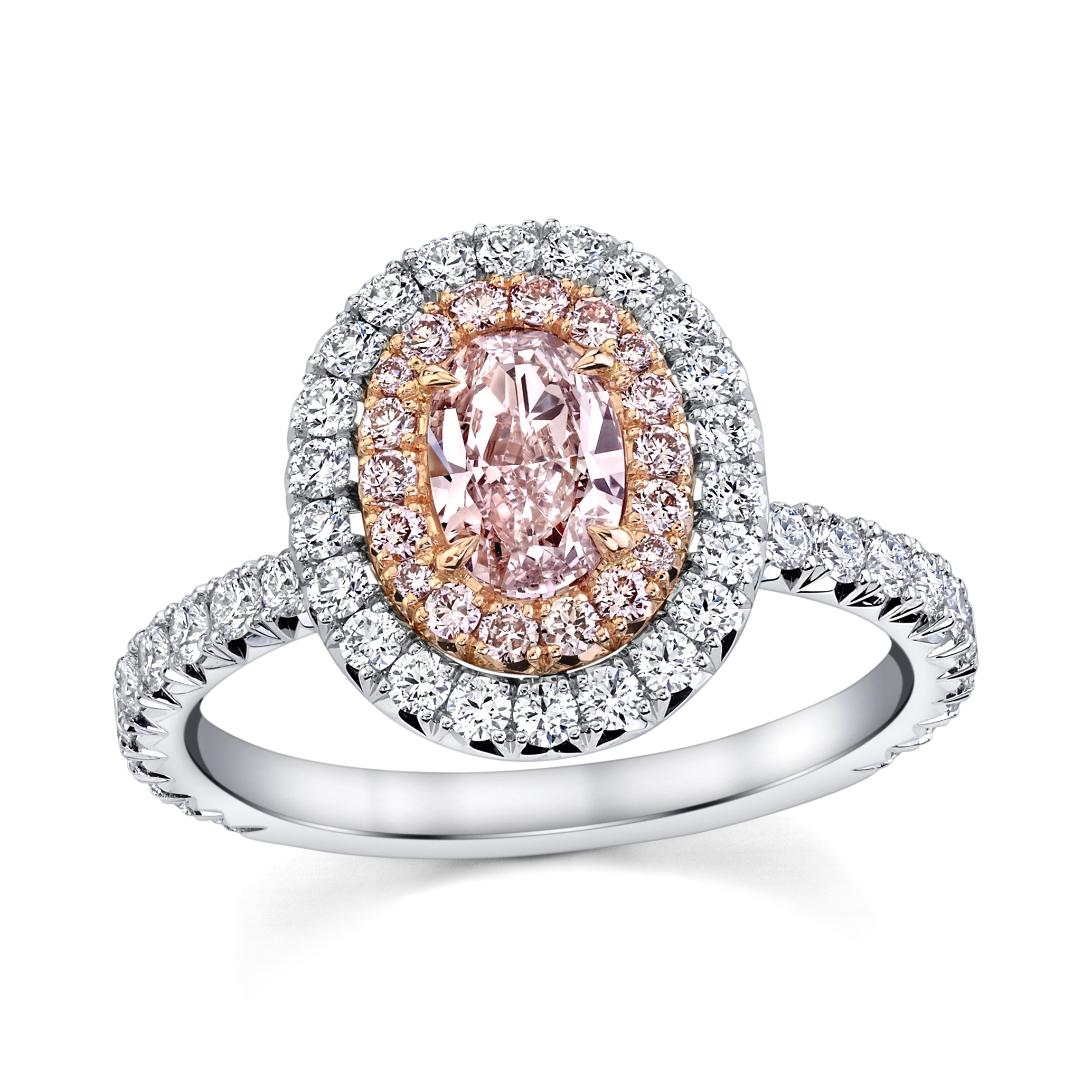 Pink Diamond Engagement Ring