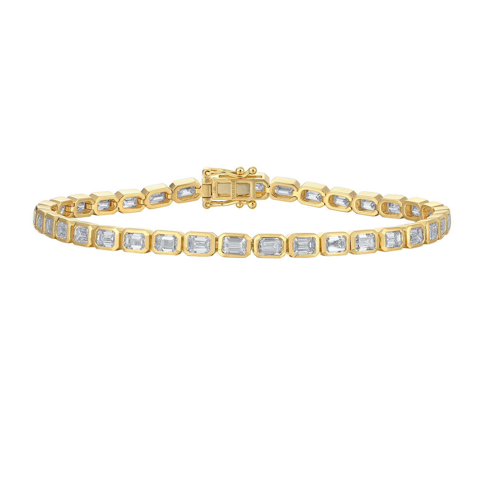 Emerald Cut Diamond Bracelet