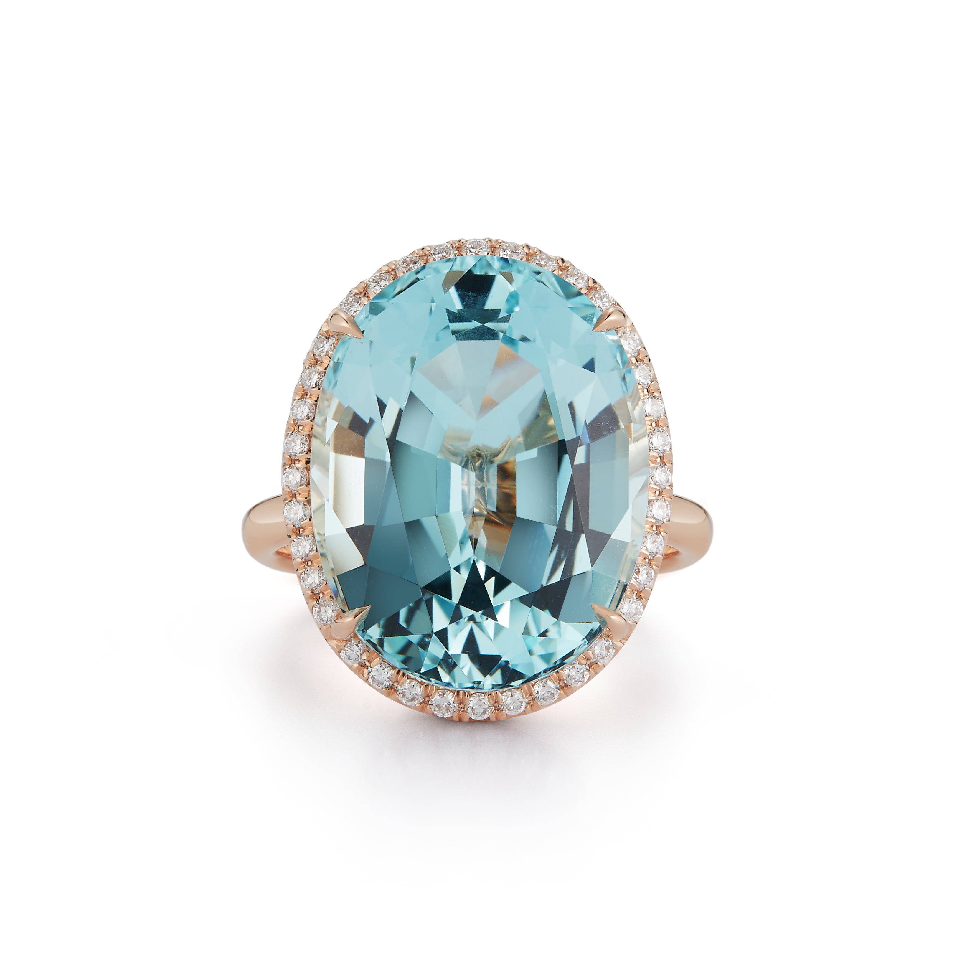 Aquamarine Cocktail Ring